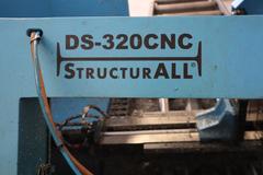DoAll S-320CNC Structurall Programmable Horizontal Band Saw, Mitering to 60 Degrees, 11.75" Max Cut Diameter - NEW 2019