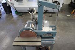 Rolling Metal Work Center with Central Machinery 6" Double End Bench Grinder, and Rutland 1" x 8" Belt Disc Grinder