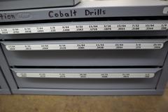 Huot Cobalt Drill Indexes (3pcs), Letter, Number, Fractional with Contents of Drills