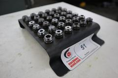 ER16 Flex Collets with Metal Divider Rack