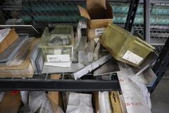 Surplus Materials: Aluminum Plate, Steel Bars, Aluminum Block and More - On Adjustable HD Shelving Unit - Shelving Included