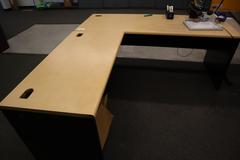 Laminate Top Work Desk with Side Return