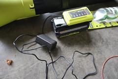 Ryobi Cordless Leaf Blower and Weed Whip with Ryobi 40V Lthium Battery and Charger
