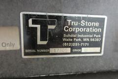 Tru-Stone Grade B, Black 2 Lip Granite Surface Plate on Heavy Duty Rolling Steel Stand, Stone is 36" x 24" x 4"