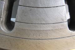 Kitagawa 16" Independent 4-Jaw Lathe Chuck, D1-6 Camlock Mounting, Hardened Step Jaws