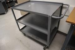 JamCo Steel 3 Shelf Rolling Shop Cart