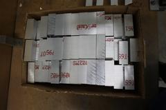 T6061 Aluminum Blanks, Approx 150 pcs Cut Size 3.5" x 1.5" x 1..25"