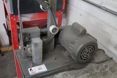 Dayton 1" Belt Sander, 1/2 HP with Work Bench - Single Phase