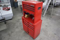 Craftsman Rolling Tool Chest with Upper, Middle and Bottom Boxes and Assorted Contents
