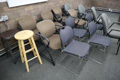Break Room Chairs and Stools, Various Types