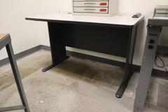 Work Table with Formica Top - CONTENTS NOT INCLUDED