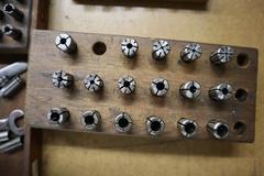 Small Single and Double Angle Collets, Assorted