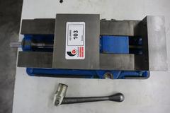 Kurt D688 6" Machine Vise with Steel Step Jaws and Handle