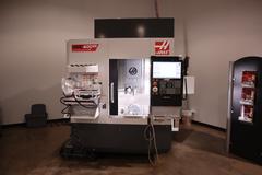 Haas UMC-400SS CNC 5-Axis Vertical Machining Center, Ct40, 12K RPM, 30 ATC, Probing, 230mm Diameter Work Platter, High Speed Machining, Programmable Coolant Nozzle, Chip Auger