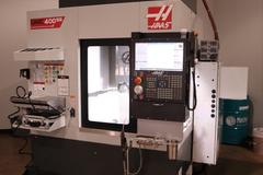 Haas UMC-400SS CNC 5-Axis Vertical Machining Center, Ct40, 12K RPM, 30 ATC, Probing, 230mm Diameter Work Platter, High Speed Machining, Programmable Coolant Nozzle, Chip Auger