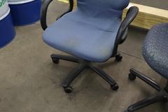 Blue Office Chairs (5)