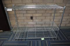 Wire Rack Unit with 3 Adjustable Shelves
