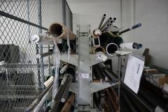 Surplus Aluminum, Steel and Copper on Lyon Double End Adjustable Stock Rack - Rack is Included