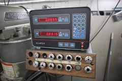 Bridgeport Series I 2HP Vertical Milling Machine, 9" x 42" Table, Variable Speed, Acu-Rite III 2 Axis DRO, Power Table Feed
