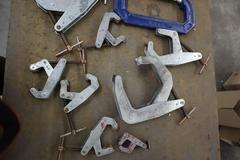 Kant Twist Clamps Assorted Sizes 2" - 6", and (2) 8" Irwin C-Clamps