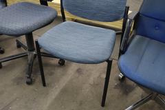 Blue Office Chairs (5)