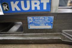 Kurt D-675 6" Machine Vise with Steel Hard Jaws and Handle
