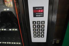 Polyvend Model R28 Candy Vending Machine with Bill Changer, Coin Mech, 28 Item Selection