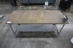 Work Bench with 40 Taper Tool Vise