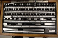 Gage Block .050" - 4" (3 Sets), Mostly Complete with Gage Block Vises