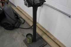 Single End Buffer, 1/2 HP, Single Phase, w Pedestal Base