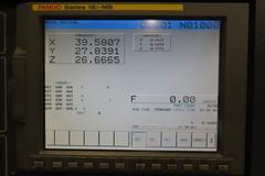 Johnford DMC-2100H Bridge Type CNC Vertical Machining Center with Fanuc 18i-MB, Renishaw Probing, 40 ATC, ONLY 8500 CUTTING HOURS