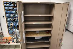 Equipto 2 Door Metal Storage Cabinet with 6 Adjustable Shelves