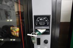 Polyvend Model R28 Candy Vending Machine with Bill Changer, Coin Mech, 28 Item Selection