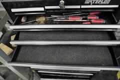 Waterloo Rolling Tool Chest with Top Box and assorted Contents