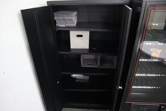 2 Door Metal Storage Cabinet, Locking with 4 Adjustable Shelves