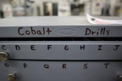 Huot Cobalt Drill Indexes (3pcs), Letter, Number, Fractional with Contents of Drills