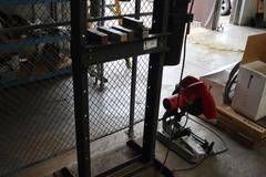 Dura-Press Force 10 H-Fram Shop Press, Electric, 10 Ton, 20" BH, Adjustable Bed, Single Phase