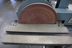 Rolling Metal Work Center with Central Machinery 6" Double End Bench Grinder, and Rutland 1" x 8" Belt Disc Grinder