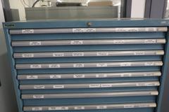 Lista HD Tool Cabinet LOADED with Perishable Cutting Tools, (14) Drawers