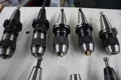 CAT40 Tool Holders (10pcs) with Jacobs and Other 1/2" Keyless Drill Chucks