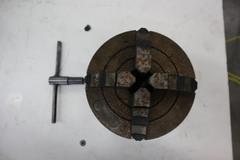6" 4-Jaw Chuck with Hardinge Camlock Back Plate, Chuck Wrench