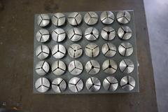 5C Collets with Metal Divider Rack