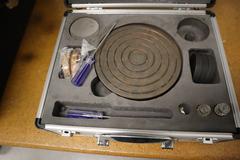 MHC Model 6639-2030 Rockwell Type Hardness Tester with Accessories In Case