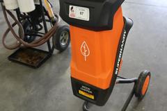 SuperHandy GUT018 Electric Wood Chipper, Portable - Single Phase