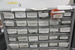 Metric and SAE Plug and Ring Gages in Multi Bin Organizers