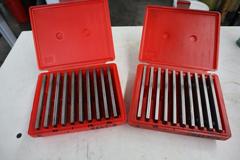 Steel Parallel Sets (2) Complete in Plastic Cases, 1/2" - 1-5/8"