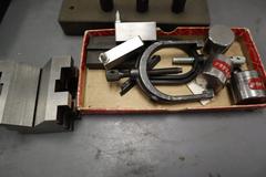 1-2-3 Precision Blocks, 2 x  2.5 x 3" Vee Block, Assorted Small Clamp Down Hardware