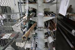 Surplus Aluminum, Steel and Copper on Lyon Double End Adjustable Stock Rack - Rack is Included