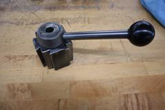Aloris BXA Quick Change Tool Post with Assorted Slide-On Cutter Holders, 3" x 3" Base