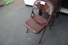 Metal Folding Chairs (9pcs)